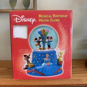 HALLMARK Walt Disney Musical 100th Birthday Water Globe Limited Edition New Box